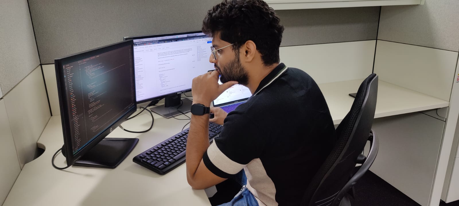 Anmol at work